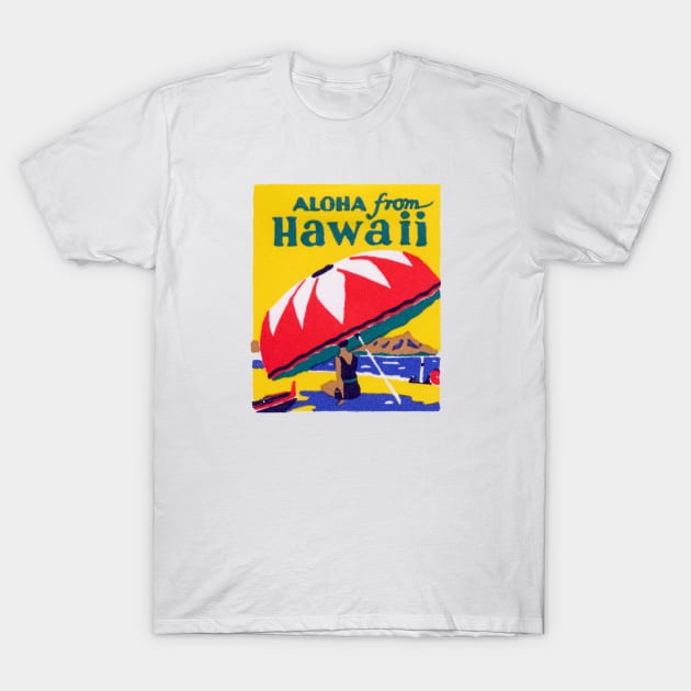1930 Hawaiian Beach T-Shirt by historicimage